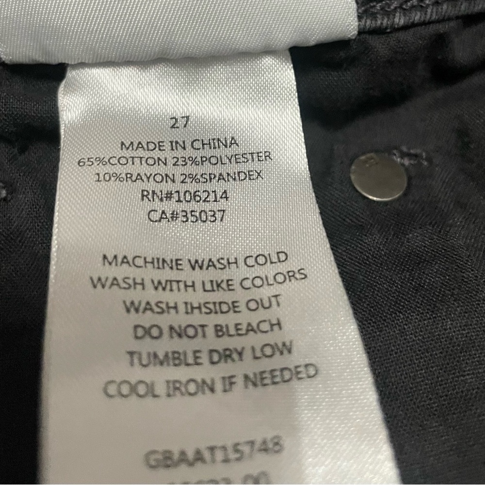Joe's Jeans The Charlie High-Rise Skinny Jeans Faded Black size 27 - Picture 8 of 14